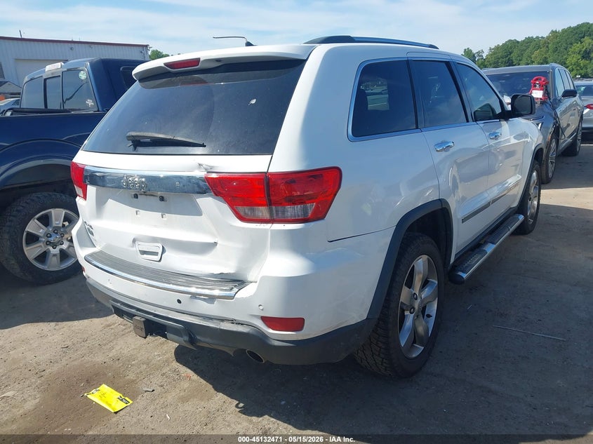 2013 Jeep Grand cherokee VIN 1C4RJFCG0DC601266 IAAI salvage auction — REAR END, Salvage (North Carolina), sold $1,500 on 2026-07-09 (photo 4)