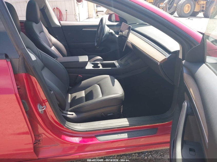 2023 Tesla Model 3 VIN 5YJ3E1EC2PF561495 IAAI salvage auction — FRONT & REAR, Salvage (Massachusetts), sold $4,900 on 2026-07-30 (photo 5)