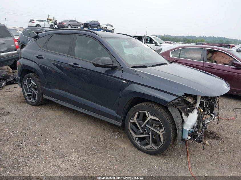2025 Hyundai Kona VIN KM8HB3A33SU188995 — IAAI salvage auction photo
