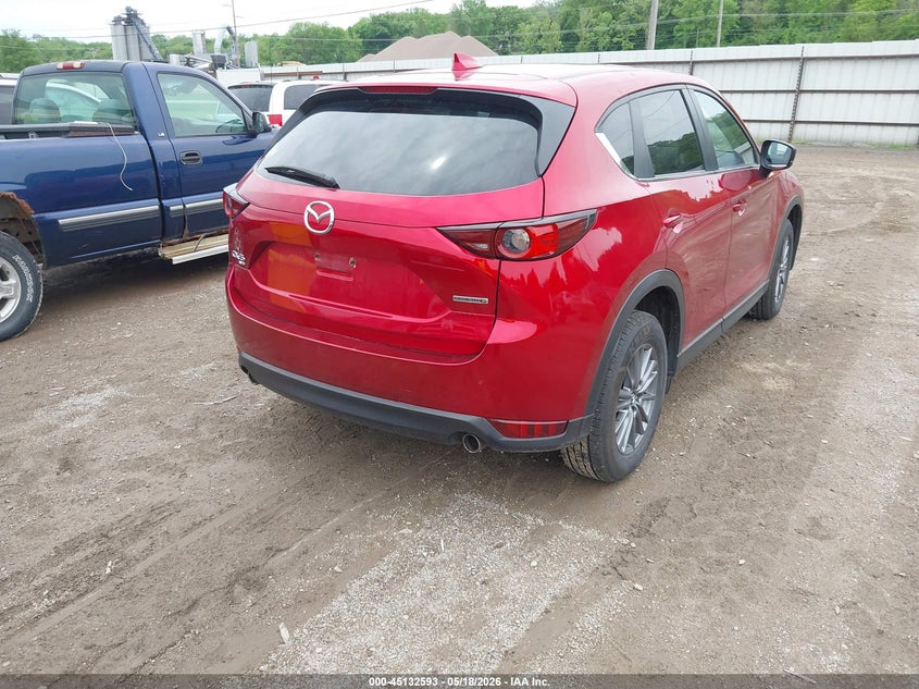 2021 Mazda Cx-5 VIN JM3KFBCM3M0482493 IAAI salvage auction — HAIL, Salvage (Iowa), sold $7,300 on 2026-07-27 (photo 4)