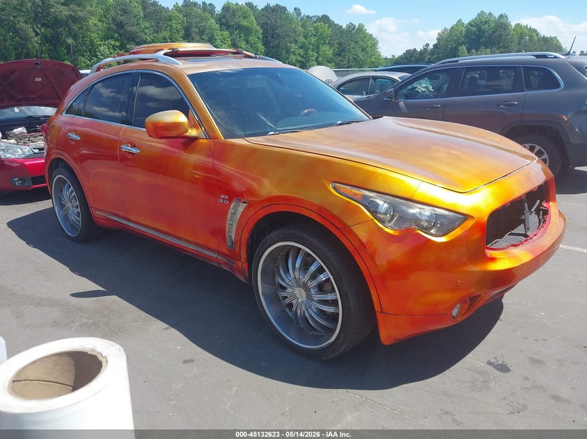 2011 Infiniti Fx50 VIN JN8BS1MW8BM170274 IAAI salvage auction — NORMAL WEAR, Salvage (Texas), sold $600 on 2026-07-29 (photo 1)