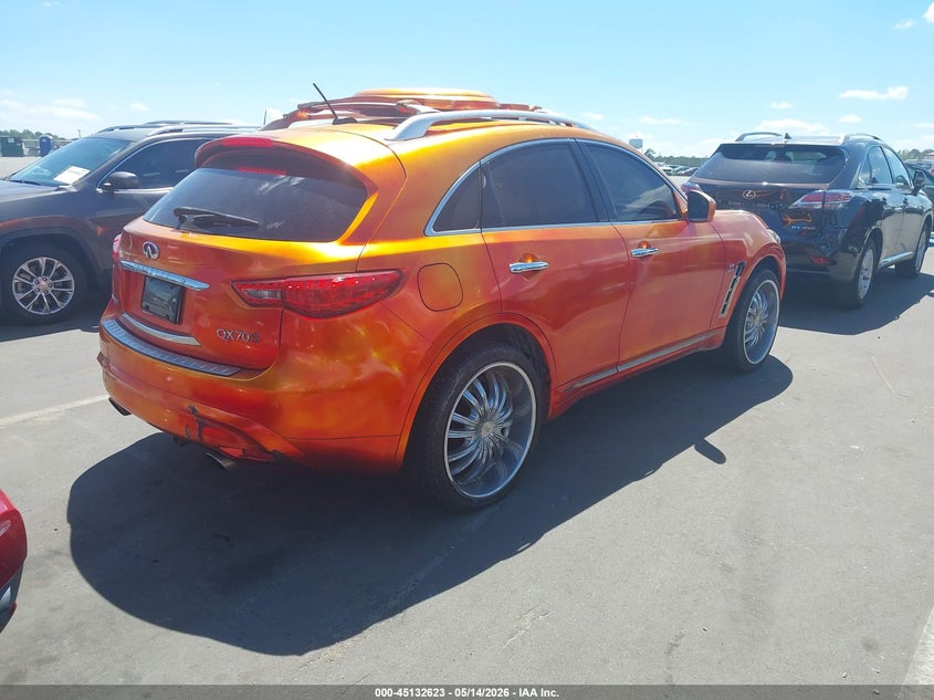2011 Infiniti Fx50 VIN JN8BS1MW8BM170274 IAAI salvage auction — NORMAL WEAR, Salvage (Texas), sold $600 on 2026-07-29 (photo 4)