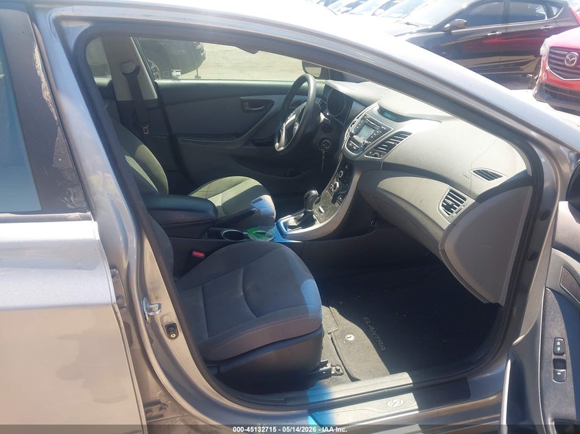 2014 Hyundai Elantra VIN KMHDH4AE9EU122377 IAAI salvage auction — NORMAL WEAR, Clear-Dealer Only (North Carolina), sold $1,350 on 2026-07-06 (photo 5)