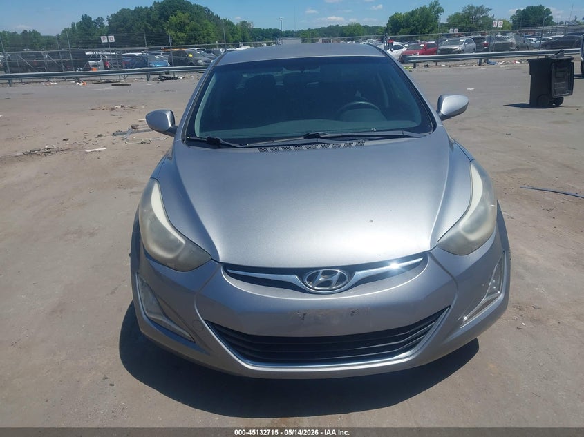 2014 Hyundai Elantra VIN KMHDH4AE9EU122377 IAAI salvage auction — NORMAL WEAR, Clear-Dealer Only (North Carolina), sold $1,350 on 2026-07-06 (photo 6)