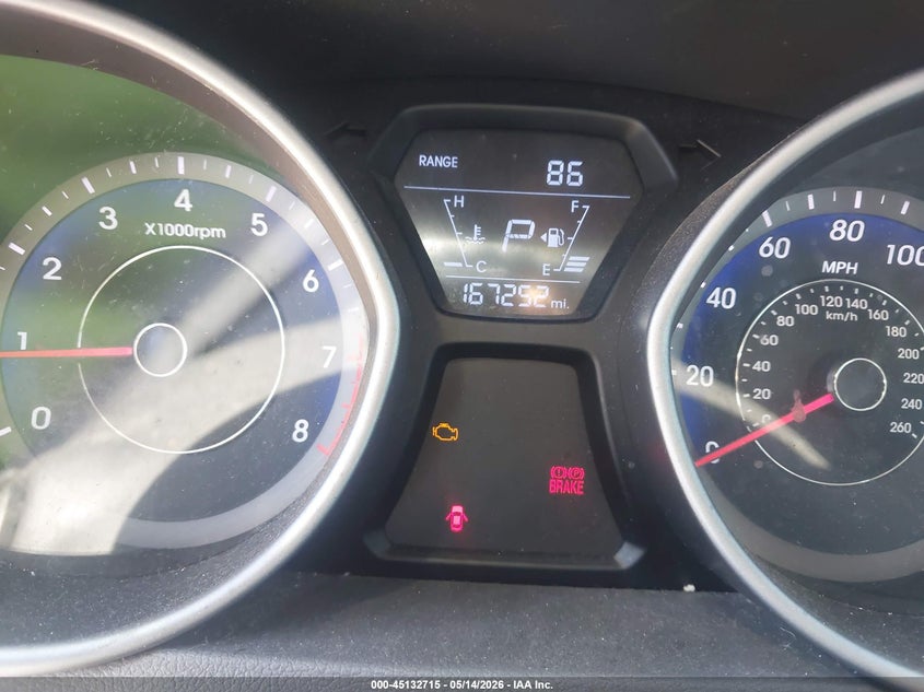 2014 Hyundai Elantra VIN KMHDH4AE9EU122377 IAAI salvage auction — NORMAL WEAR, Clear-Dealer Only (North Carolina), sold $1,350 on 2026-07-06 (photo 7)