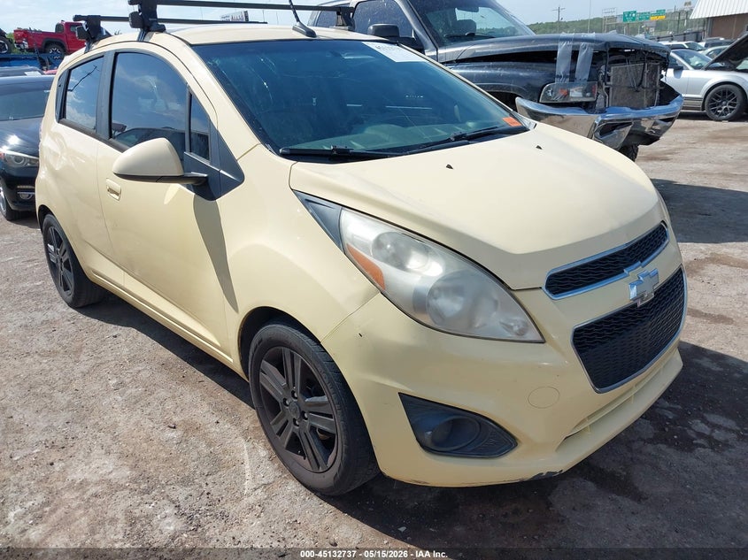 2013 Chevrolet Spark VIN KL8CD6S94DC539444 IAAI salvage auction — HAIL, Clear (Oklahoma), sold $900 on 2026-07-08 (photo 1)