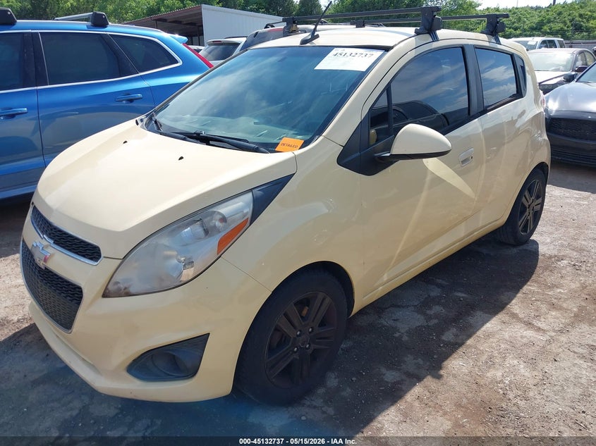 2013 Chevrolet Spark VIN KL8CD6S94DC539444 IAAI salvage auction — HAIL, Clear (Oklahoma), sold $900 on 2026-07-08 (photo 2)