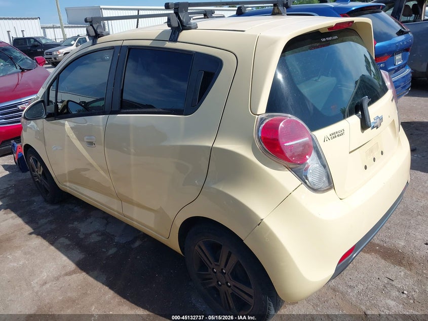 2013 Chevrolet Spark VIN KL8CD6S94DC539444 IAAI salvage auction — HAIL, Clear (Oklahoma), sold $900 on 2026-07-08 (photo 3)