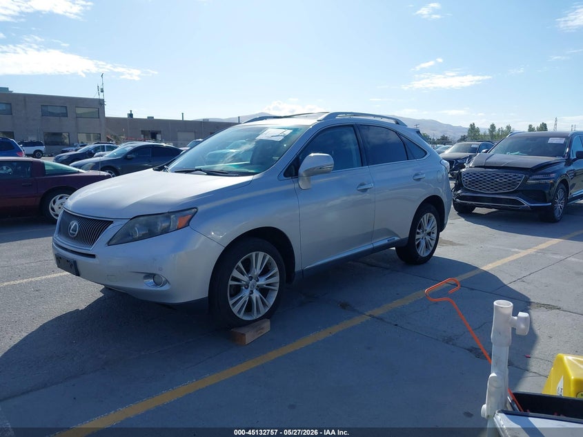 2011 Lexus Rx VIN JTJBC1BA7B2035599 IAAI salvage auction — VANDALISM, Salvage (California), sold $3,000 on 2026-07-20 (photo 2)