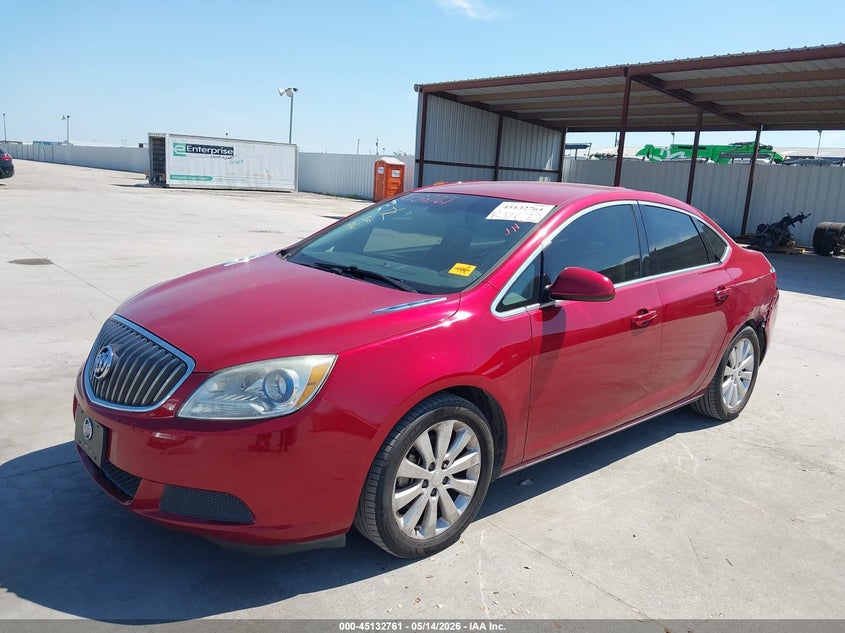 2015 Buick Verano VIN 1G4PP5SK9F4139787 IAAI salvage auction — REAR END, Salvage (Texas), sold $675 on 2026-07-11 (photo 2)