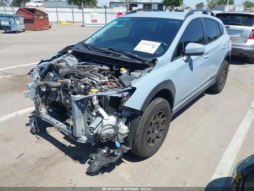 2021 Subaru Xv VIN JF2GTAPC8M8651297 IAAI salvage auction — FRONT END, Salvage (California), sold $3,850 on 2026-07-14 (photo 2)