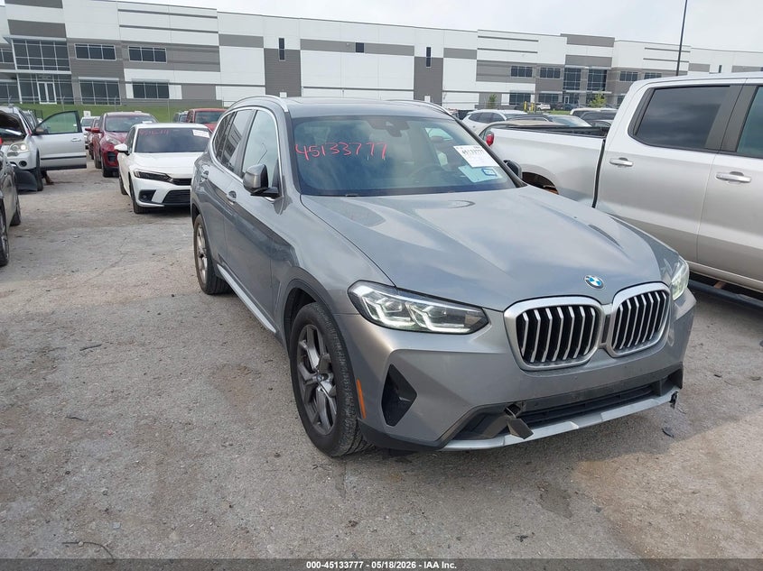 2024 BMW X3 VIN 5UX43DP08R9W14873 IAAI salvage auction — LEFT FRONT, Salvage (Texas), sold $8,600 on 2026-07-28 (photo 1)