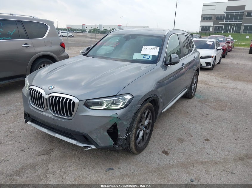 2024 BMW X3 VIN 5UX43DP08R9W14873 IAAI salvage auction — LEFT FRONT, Salvage (Texas), sold $8,600 on 2026-07-28 (photo 2)