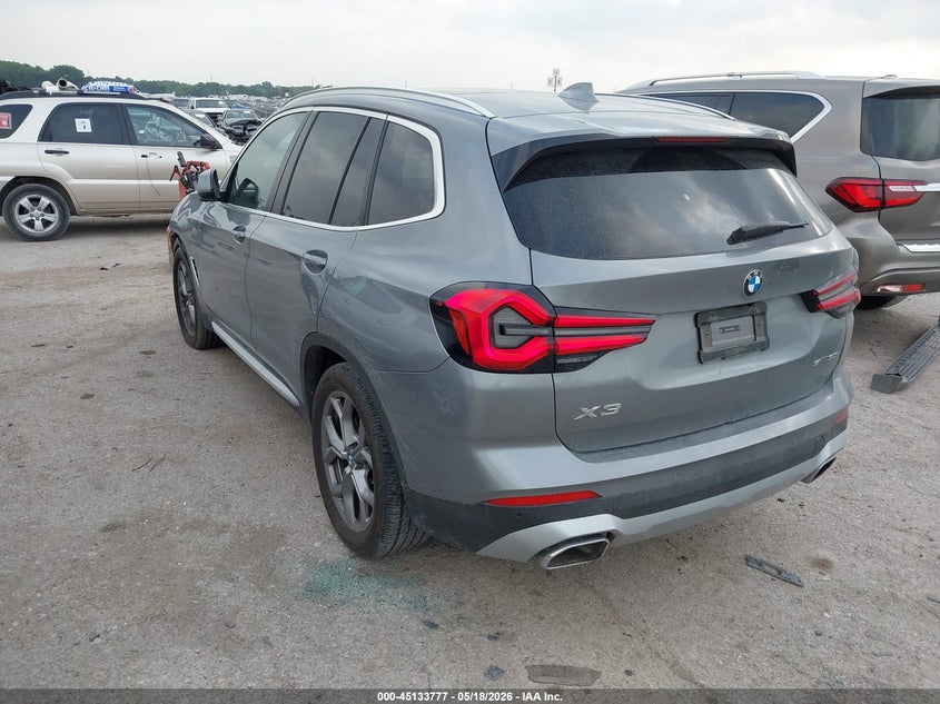 2024 BMW X3 VIN 5UX43DP08R9W14873 IAAI salvage auction — LEFT FRONT, Salvage (Texas), sold $8,600 on 2026-07-28 (photo 3)