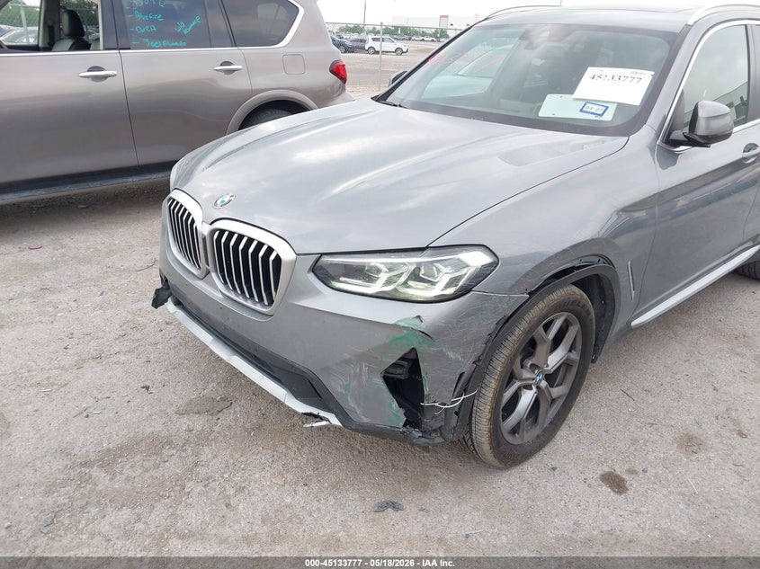 2024 BMW X3 VIN 5UX43DP08R9W14873 IAAI salvage auction — LEFT FRONT, Salvage (Texas), sold $8,600 on 2026-07-28 (photo 6)
