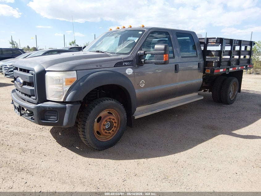 2014 Ford F-550 chassis VIN 1FD0W5HT5EEA27713 IAAI salvage auction — HAIL, Sf97 (Colorado), sold $17,200 on 2026-07-08 (photo 2)