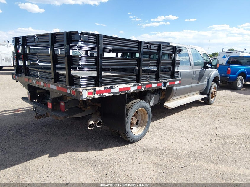 2014 Ford F-550 chassis VIN 1FD0W5HT5EEA27713 IAAI salvage auction — HAIL, Sf97 (Colorado), sold $17,200 on 2026-07-08 (photo 4)