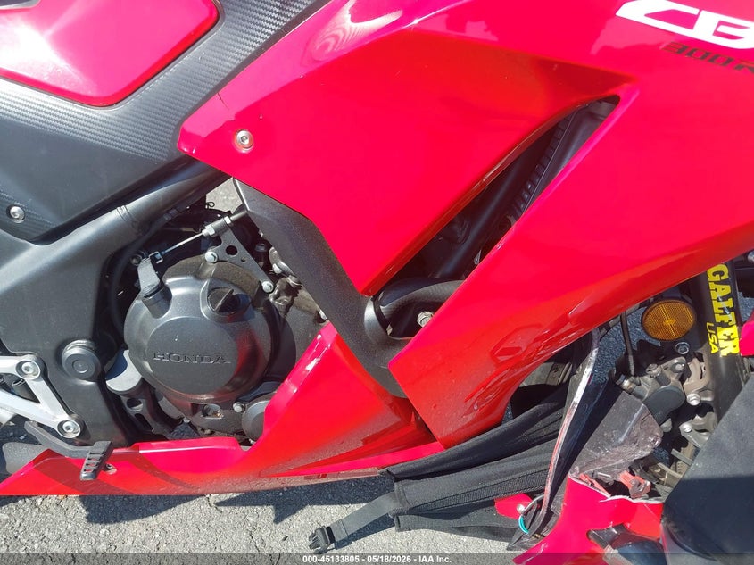 2015 Honda Cbr VIN MLHNC5104F5102970 IAAI salvage auction — ROLLOVER, Clear (Virginia), sold $75 on 2026-07-28 (photo 8)