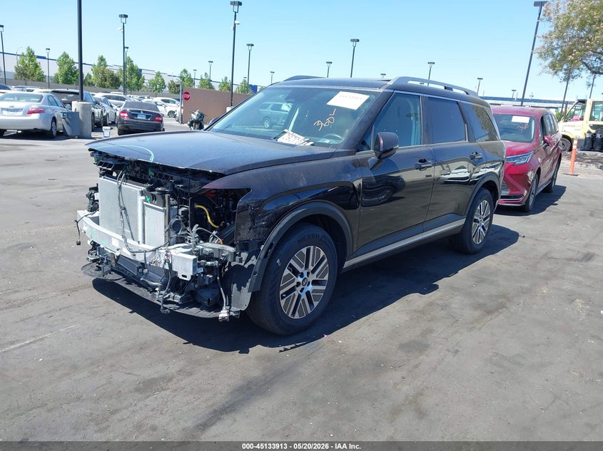 2026 Hyundai Palisade VIN KM8RH5SA9TU040329 IAAI salvage auction — FRONT END, Salvage Certificate (California), sold $16,550 on 2026-07-31 (photo 2)