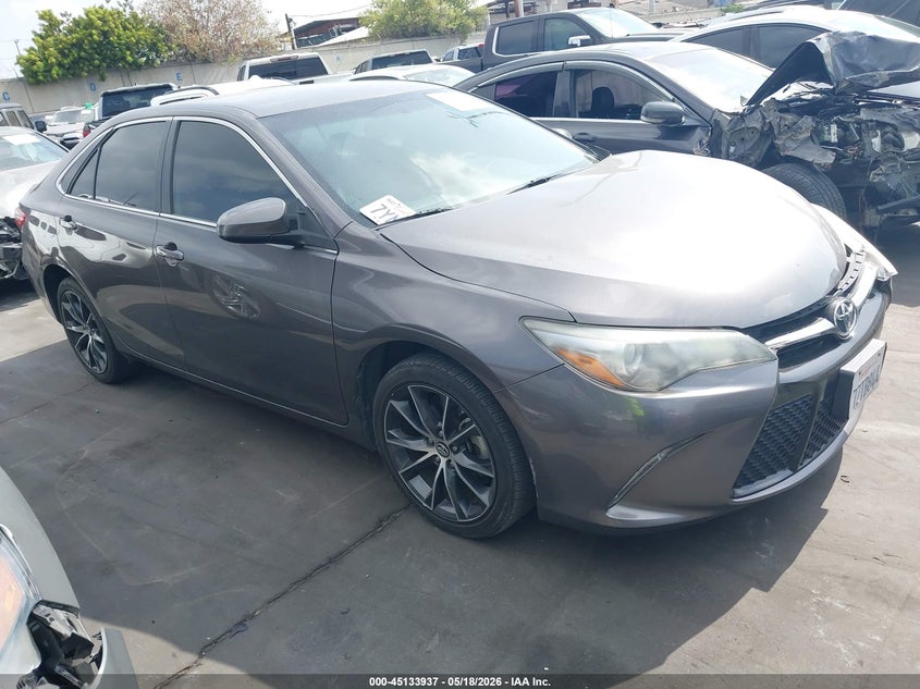 2017 Toyota Camry VIN 4T1BF1FK3HU422849 IAAI salvage auction — LEFT FRONT, Salvage Certificate (California), sold $3,150 on 2026-07-10 (photo 1)
