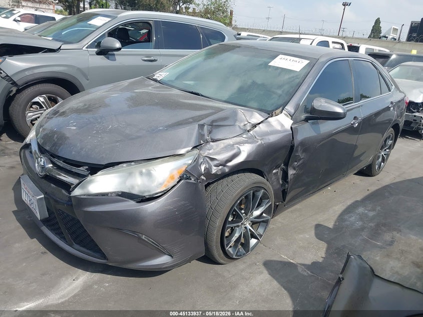 2017 Toyota Camry VIN 4T1BF1FK3HU422849 IAAI salvage auction — LEFT FRONT, Salvage Certificate (California), sold $3,150 on 2026-07-10 (photo 2)