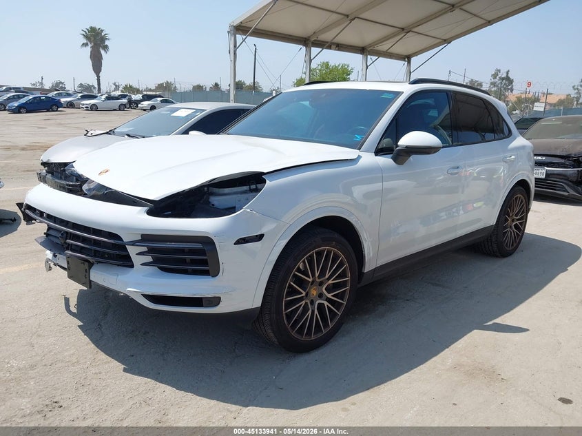2023 Porsche Cayenne VIN WP1AA2AYXPDA07959 IAAI salvage auction — RIGHT FRONT, Salvage (California), sold $21,000 on 2026-07-29 (photo 2)