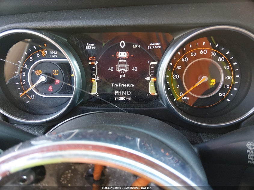 2018 Jeep Wrangler / VIN 1C4HJXEG6JW245740 IAAI salvage auction — FRONT END, Salvage (West Virginia), sold $8,100 on 2026-07-29 (photo 7)
