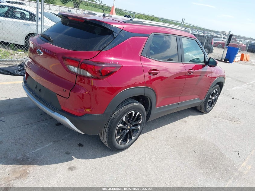 2021 Chevrolet Trailblazer VIN KL79MPSL7MB142610 IAAI salvage auction — FRONT END, Salvage Title, sold $2,700 on 2026-07-21 (photo 4)