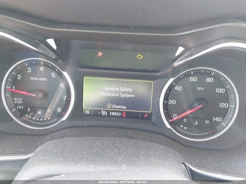 2021 Chevrolet Trailblazer VIN KL79MPSL7MB142610 IAAI salvage auction — FRONT END, Salvage Title, sold $2,700 on 2026-07-21 (photo 7)