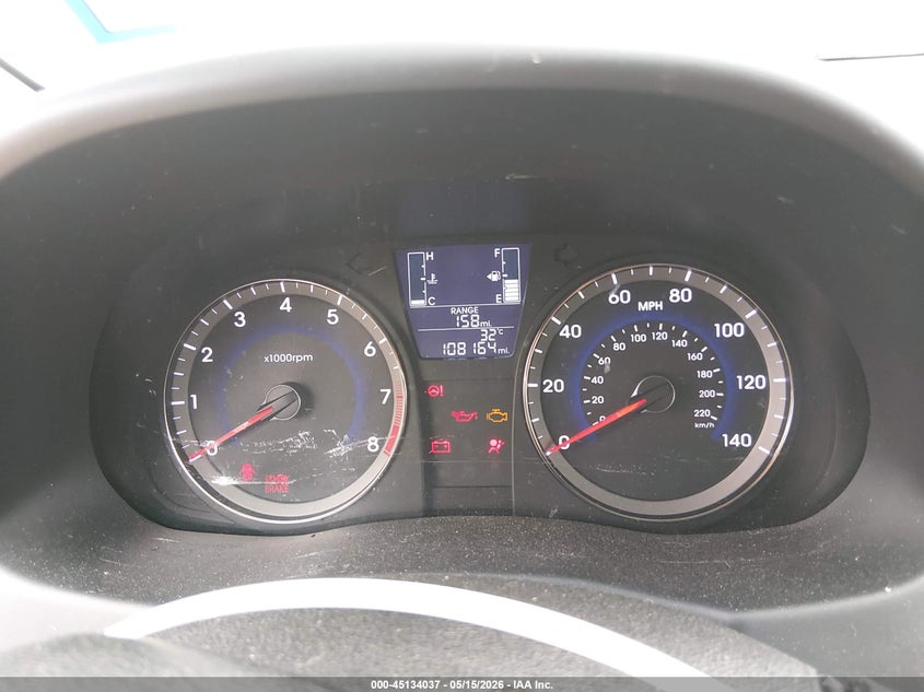 2016 Hyundai Accent VIN KMHCT4AE1GU129501 IAAI salvage auction — FRONT END, Salvage (Texas), sold $375 on 2026-07-07 (photo 7)