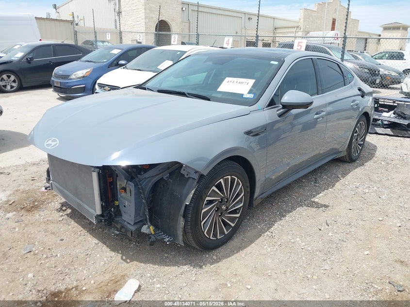 2025 Hyundai Sonata VIN KMHL54JJ9SA109594 IAAI salvage auction — FRONT END, Original (Texas), sold $11,200 on 2026-07-27 (photo 2)
