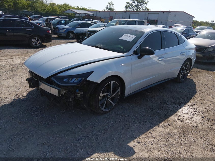 2021 Hyundai Sonata VIN 5NPEJ4J21MH120019 IAAI salvage auction — FRONT END, Salvage (Kentucky), sold $5,500 on 2026-07-29 (photo 2)