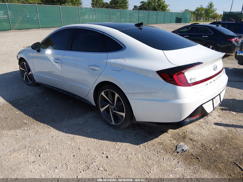 2021 Hyundai Sonata VIN 5NPEJ4J21MH120019 IAAI salvage auction — FRONT END, Salvage (Kentucky), sold $5,500 on 2026-07-29 (photo 3)