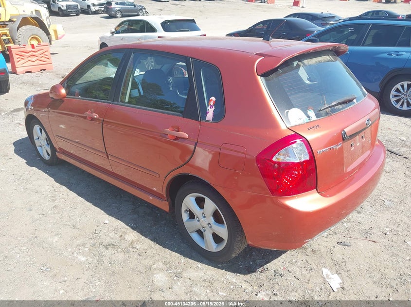 2009 Kia Spectra VIN KNAFE241795024206 IAAI salvage auction — UNDERCARRIAGE, Salvage (Georgia), sold $375 on 2026-08-02 (photo 3)