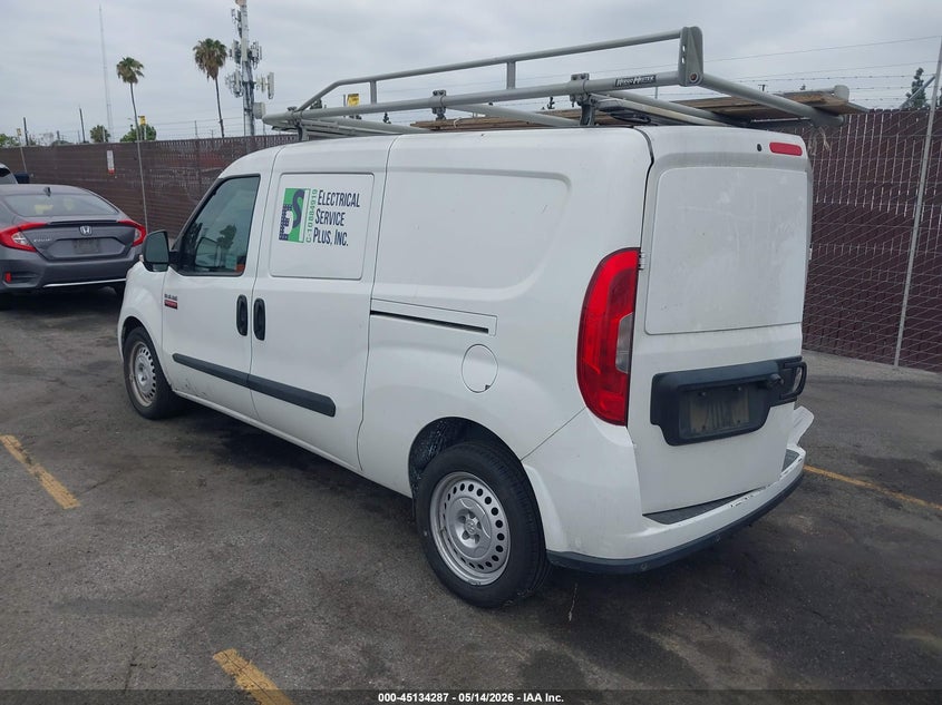 2022 Ram Promaster city VIN ZFBHRFAB8N6X55979 IAAI salvage auction — RIGHT REAR, Salvage (California), sold $4,550 on 2026-07-06 (photo 3)