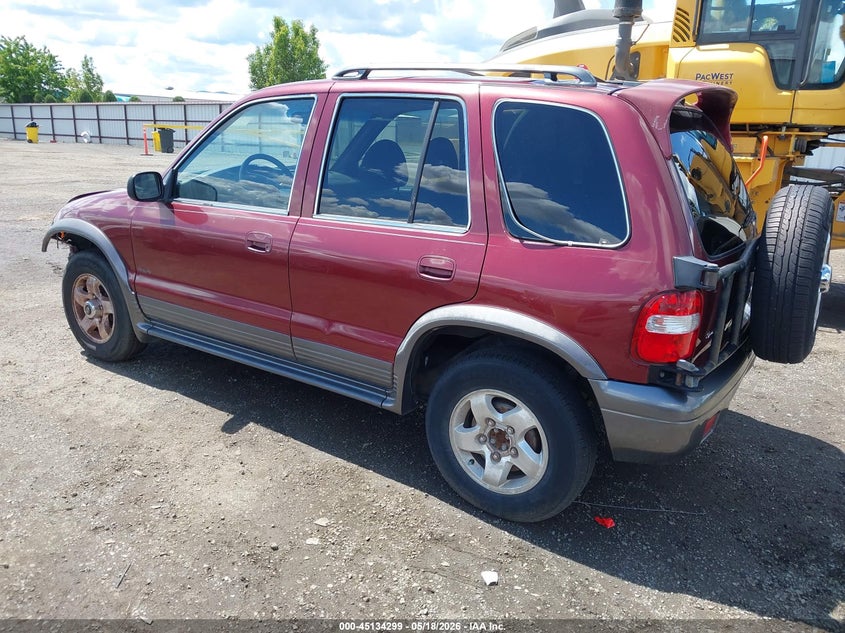 2002 Kia Sportage VIN KNDJA723625154364 IAAI salvage auction — NORMAL WEAR, Salvage (Texas), sold $200 on 2026-07-28 (photo 3)