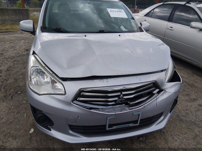 2017 Mitsubishi Mirage VIN ML32F3FJ9HHF05370 IAAI salvage auction — FRONT END, Bill Of Sale (Washington), sold $1,050 on 2026-07-29 (photo 6)