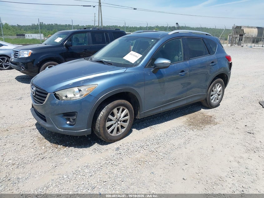 2016 Mazda Cx-5 VIN JM3KE4CY3G0629059 IAAI salvage auction — FRONT & REAR, Salvage (North Carolina), sold $2,500 on 2026-07-31 (photo 2)