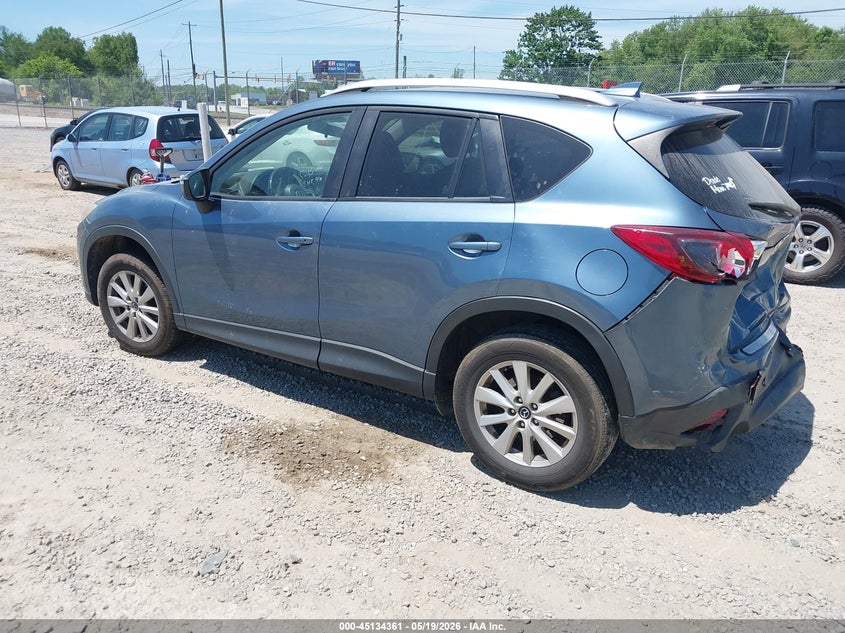 2016 Mazda Cx-5 VIN JM3KE4CY3G0629059 IAAI salvage auction — FRONT & REAR, Salvage (North Carolina), sold $2,500 on 2026-07-31 (photo 3)