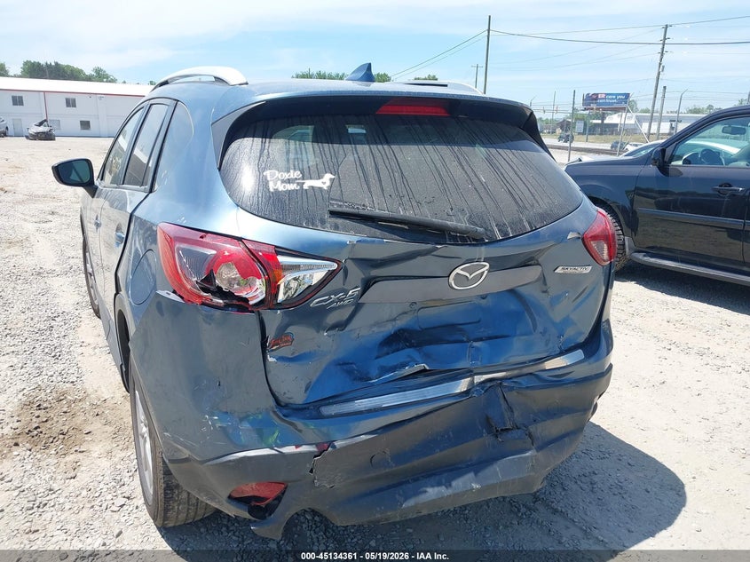 2016 Mazda Cx-5 VIN JM3KE4CY3G0629059 IAAI salvage auction — FRONT & REAR, Salvage (North Carolina), sold $2,500 on 2026-07-31 (photo 6)