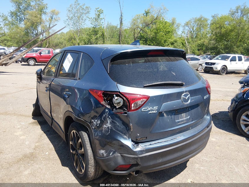 2016 Mazda Cx-5 VIN JM3KE4DY0G0679433 IAAI salvage auction — LEFT FRONT, Salvage (Ohio), sold $3,700 on 2026-07-14 (photo 3)