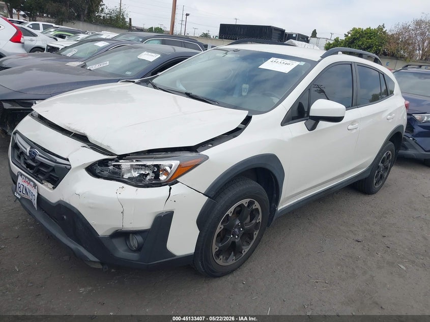 2021 Subaru Xv VIN JF2GTAPC7M8668687 IAAI salvage auction — FRONT END, Salvage Title, sold $3,800 on 2026-07-22 (photo 2)
