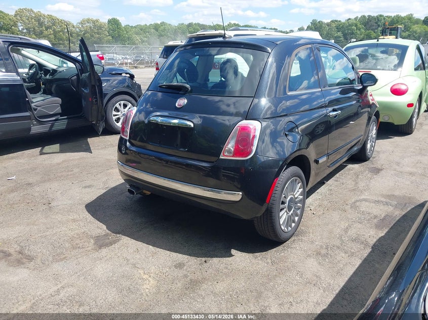2013 Fiat 500 VIN 3C3CFFCR5DT573885 IAAI salvage auction — NORMAL WEAR, Clear (North Carolina), sold $300 on 2026-07-09 (photo 4)