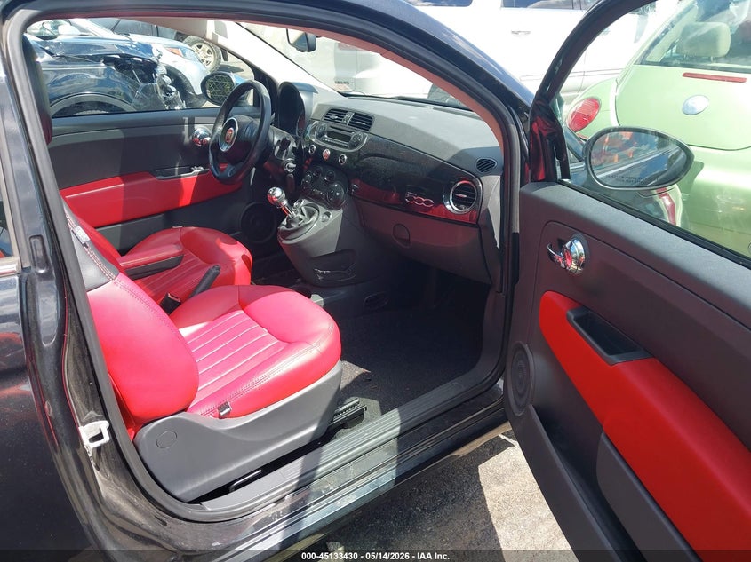 2013 Fiat 500 VIN 3C3CFFCR5DT573885 IAAI salvage auction — NORMAL WEAR, Clear (North Carolina), sold $300 on 2026-07-09 (photo 5)