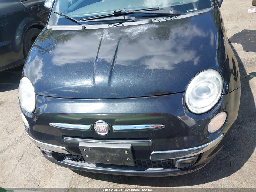 2013 Fiat 500 VIN 3C3CFFCR5DT573885 IAAI salvage auction — NORMAL WEAR, Clear (North Carolina), sold $300 on 2026-07-09 (photo 6)