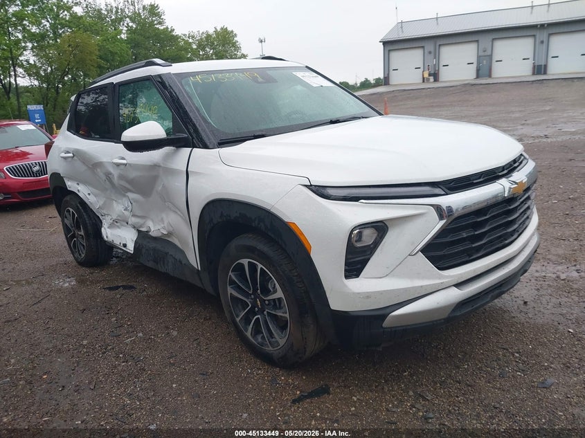 2025 Chevrolet Trailblazer VIN KL79MPSL1SB107171 IAAI salvage auction — SIDE, Salvage (Indiana), sold $5,450 on 2026-07-22 (photo 1)