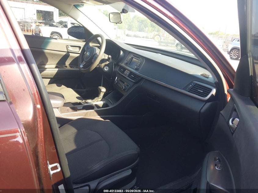2017 Kia Optima VIN 5XXGT4L31HG127126 IAAI salvage auction — FRONT & REAR, Salvage (North Carolina), sold $1,200 on 2026-07-13 (photo 5)