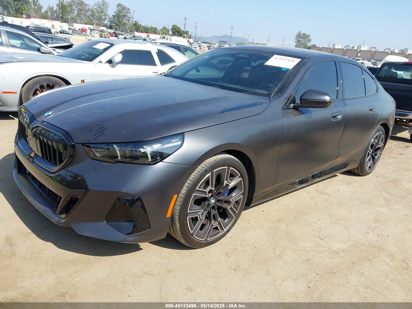 2025 BMW 5er VIN WBA43FJ09SCU39383 IAAI salvage auction — REAR END, Salvage (California), sold $44,750 on 2026-07-17 (photo 2)