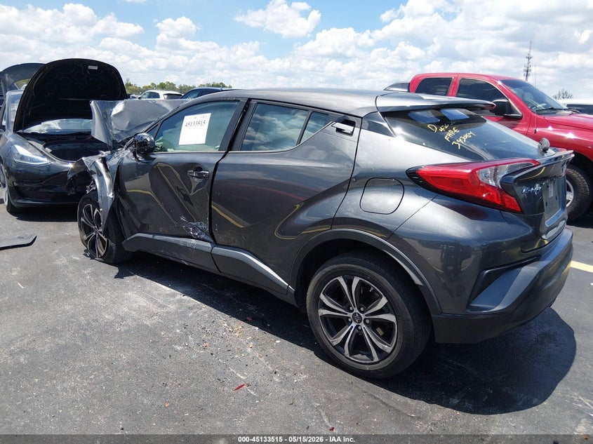2019 Toyota C-hr VIN NMTKHMBX5KR100824 IAAI salvage auction — FRONT END, Rebuildable (Florida), sold $750 on 2026-07-16 (photo 3)