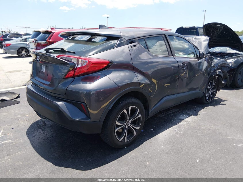 2019 Toyota C-hr VIN NMTKHMBX5KR100824 IAAI salvage auction — FRONT END, Rebuildable (Florida), sold $750 on 2026-07-16 (photo 4)